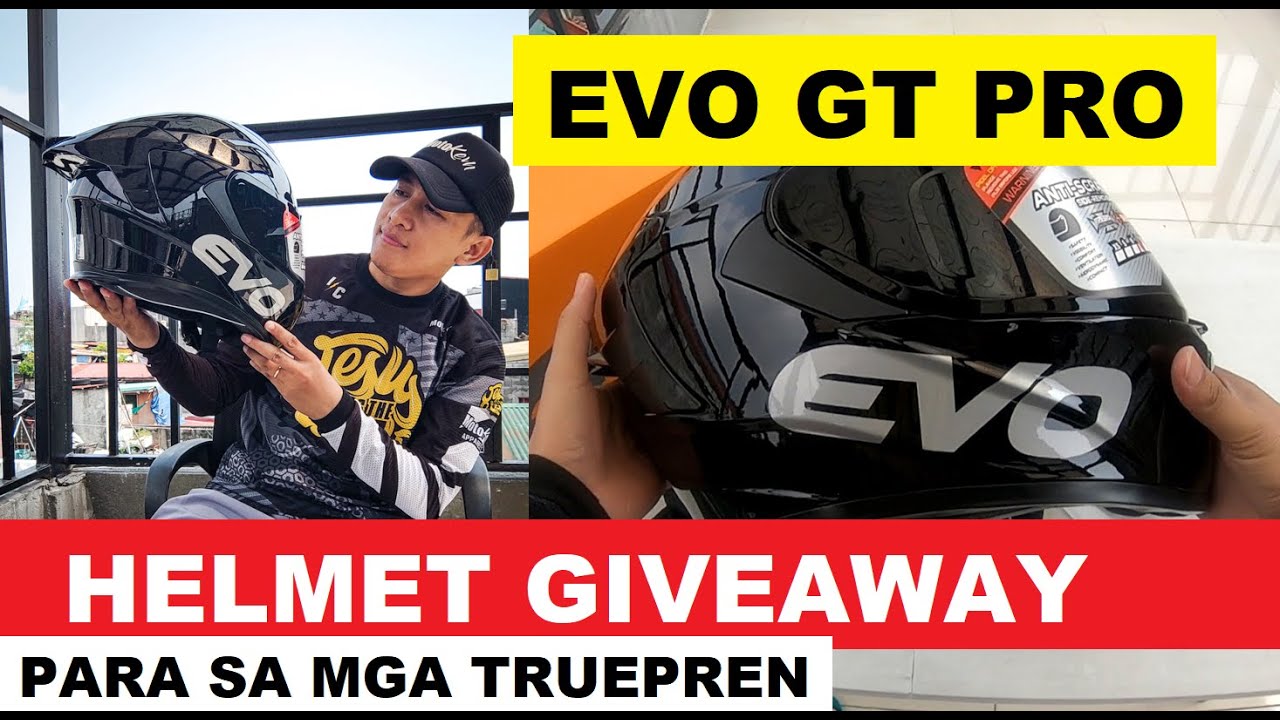 HELMET GIVEAWAY | EVO HELMET GT PRO 