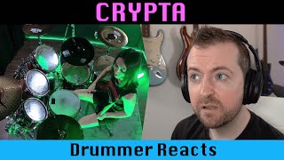 Drummer's CRYPTA Starvation drum playthrough reaction