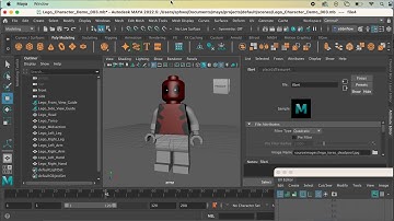 Texturing a Lego Character in Maya Pt. 3: Designing the Torso