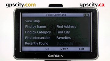 A quick look at voice commands in the Garmin nuvi 2360 series