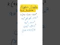 Simplify and factorise# algebra #algebraic expression # factorising #maths#easy
