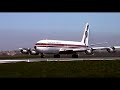 EGYPTAIR  BOEING 707 final flight out of Ostend Airport