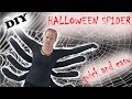 EASY LAST MINUTE HALLOWEEN-DIY: spider costume and makeup!