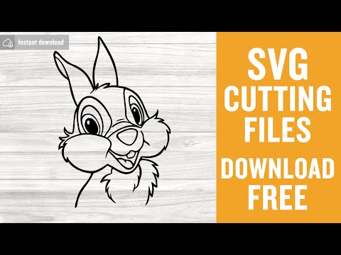 Thumper Disney Svg Free Cutting Files for Silhouette Cameo Instant Download