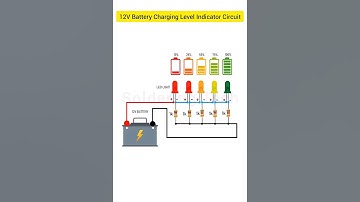 Battery Charging Level Indicator Circuit #diy #shorts