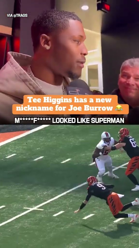 still a hero ?‍♂️ #teehiggins #joeburrow #cincinnati #bengals @Cincinnati Bengals