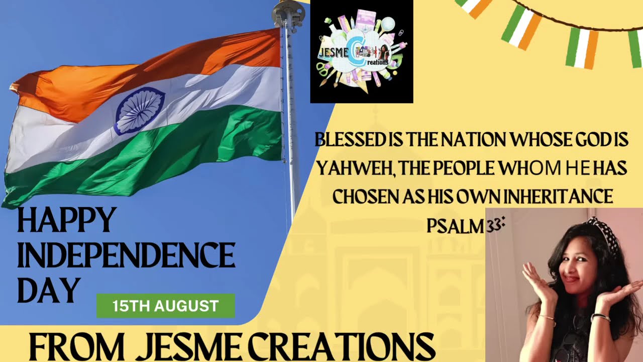 Happy Independence Day from Jesme Creations ❤️