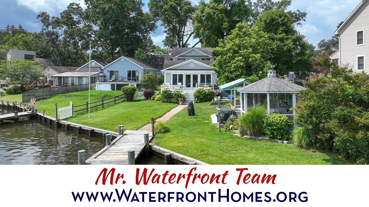 Waterfront Home for Sale at 8146 Forest Glen Dr in Pasadena YouTube