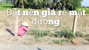 Đất nền giá rẻ mặt đường 6m . tại gò Công Tây Bình Phú tiền Giang