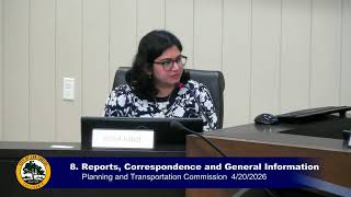 Planning and Transportation Commission 4.20.2026 Regular Meeting Profile