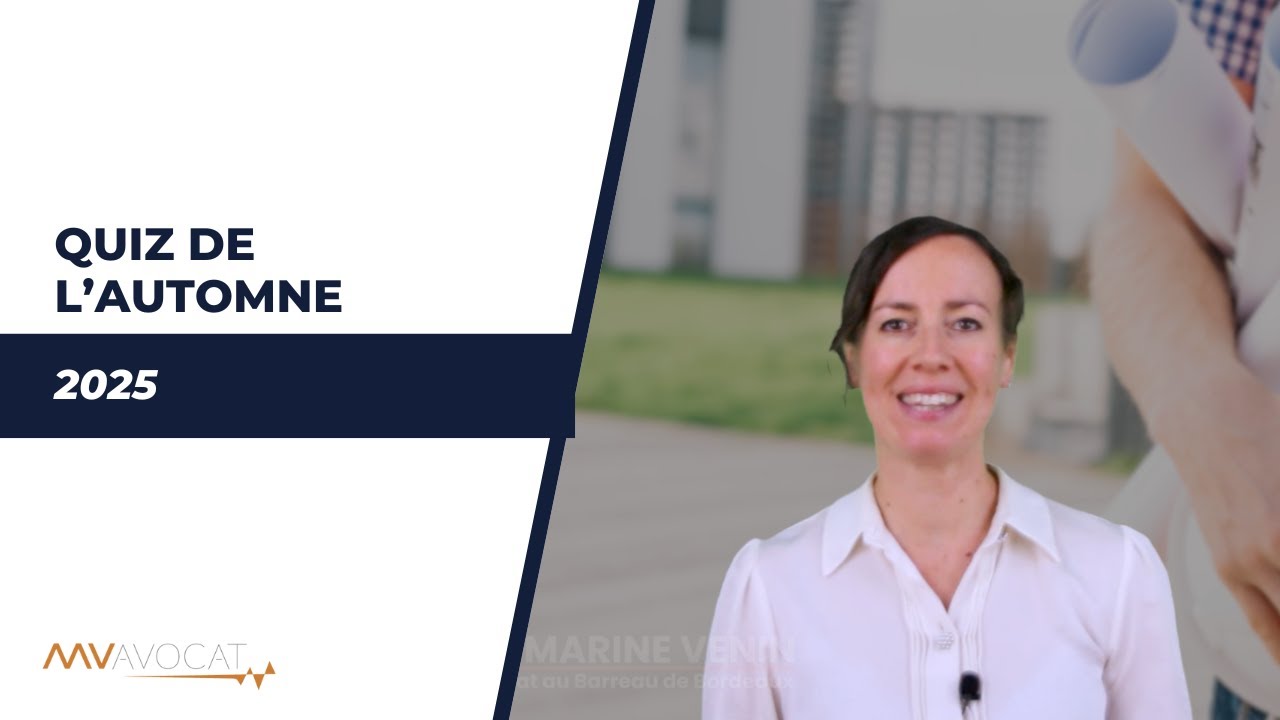 Quiz Automne 2025 en assurance construction