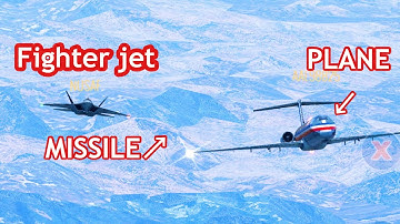 MILITARY Escorting RANDOM Planes In Multiplayer