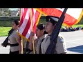 Soledad High School NJROTC Silvercreek Competition - Junior Varsity Color Guard