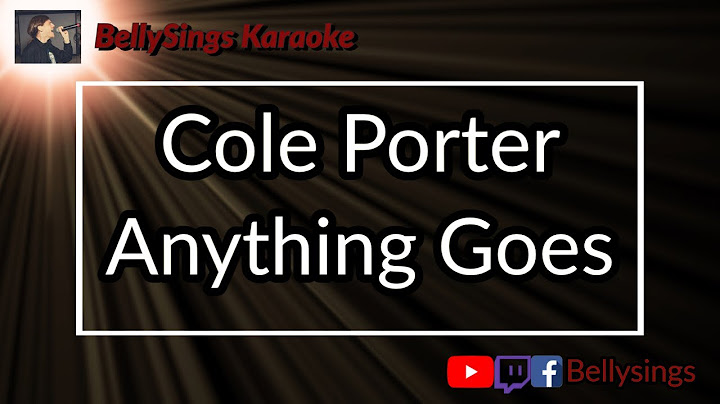 Anything Goes Instrumental version - Instrumental performance video thumbnail