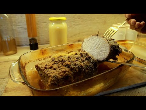 Pyszny schab pieczony w białym winie