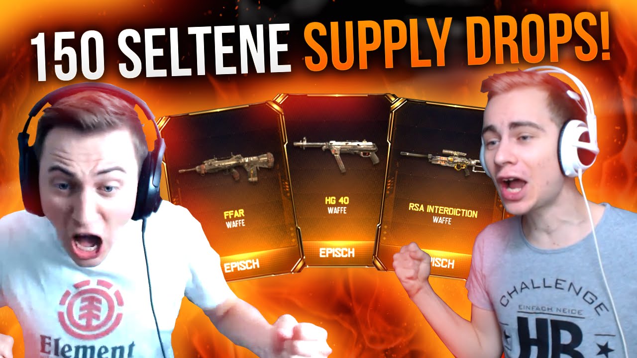 150 SELTENE SUPPLY DROPS! SPEZIAL OPENING! - BLACK OPS 3 | TwoEpicBuddies