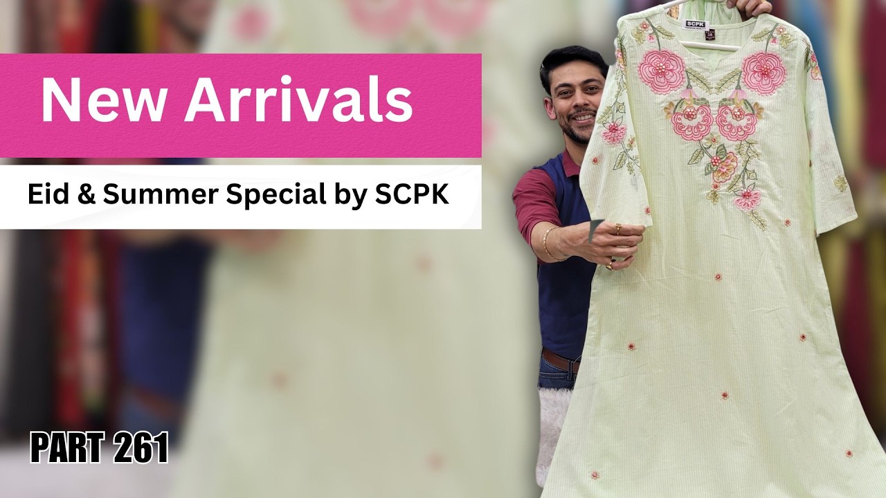 Premium Designer Collection☀️Part 261 Cotton Suits, Dailywear & Eid Outfits by SCPK