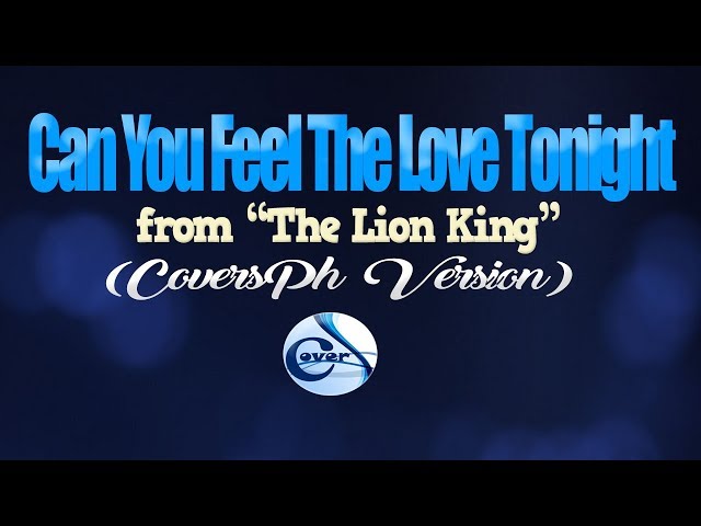 CAN YOU FEEL THE LOVE TONIGHT - Elton John (from THE LION KING) (KARAOKE VERSION) class=