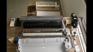 How to dismantle aircon Daikin FTKS25 Fan coil