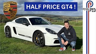 Porsche 718 Cayman T  Half the price of a GT4 but not half the car !