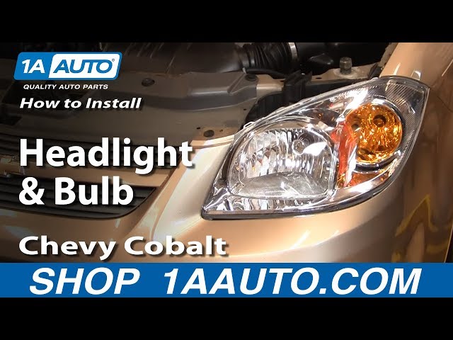 How To Replace Headlight And Bulb 05 10 Chevy Cobalt 1a Auto