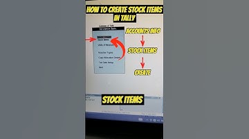 How to Create Stock items in tally erp9 || tally mein stock item kaise banaye #shorts #tally #viral