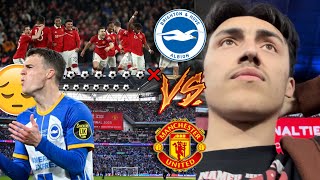 THE MOMENT MAN UTD SCORED THE WINNING PENALTY VS BRIGHTON💔Brighton Vs Man Utd Fa Cup Match Day Vlog