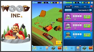 Wood Inc. - 3D Idle Lumberjack Simulator Game (Gameplay Android) screenshot 1