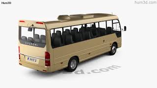 Hyundai County bus 2018 3D model by 3DModels.org screenshot 4