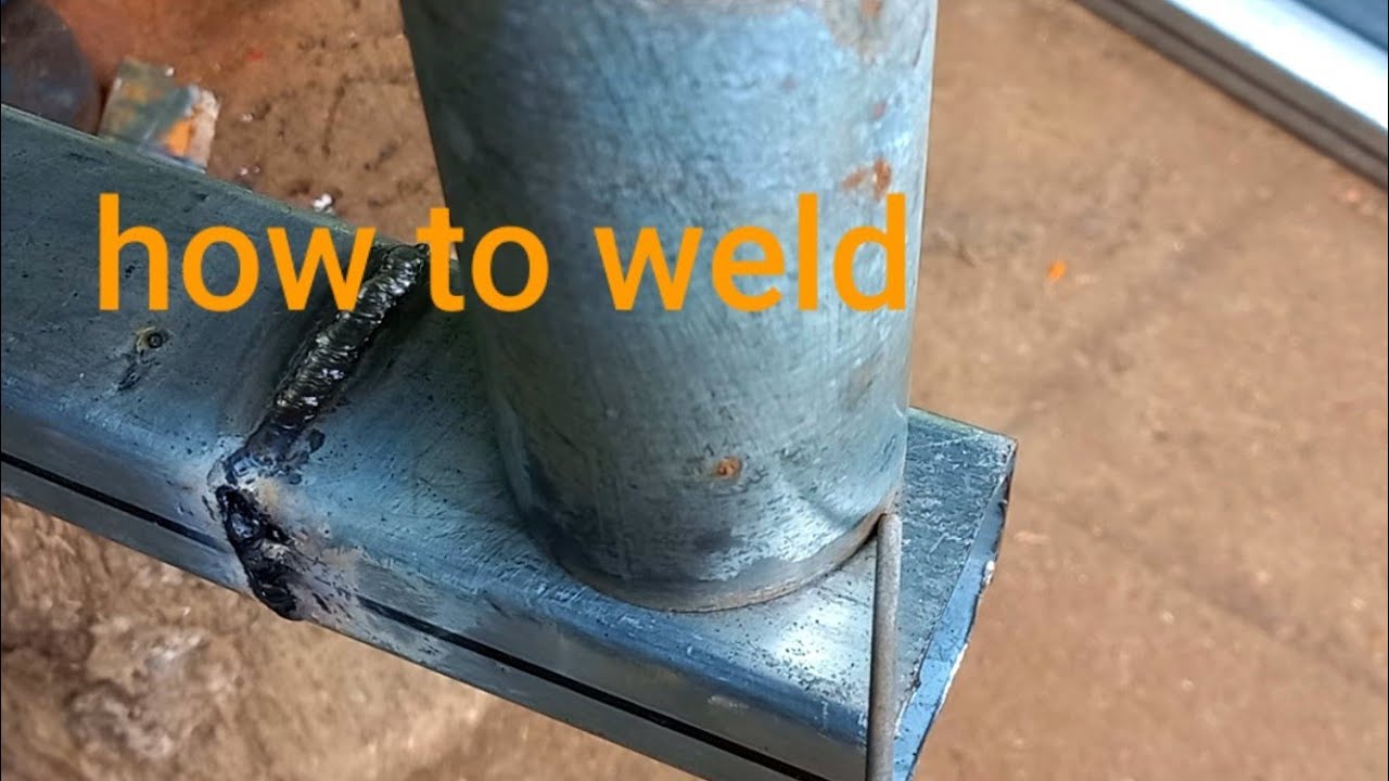how to weld round pipes for beginner welder YouTube