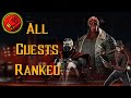 All 13 Mortal Kombat & Injustice Guest Characters Ranked!