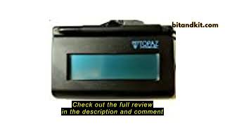 Review Topaz Systems Topaz SignatureGem T-LBK462-HSB-R 1X5 Backlit LCD Signature Capture Pad USB Con