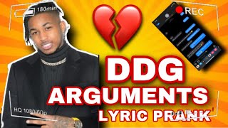Ddg- Arguments Lyric Prank On My Toxic Ex Gets Personal