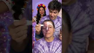Monster High Makeup Transformation with my mom! #shorts Monster High Makeup Transformation with my mom! #shorts