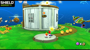 Dolphin Wii Emulator for Android - Super Mario Galaxy 2 1080p ingame (Shield Android TV)