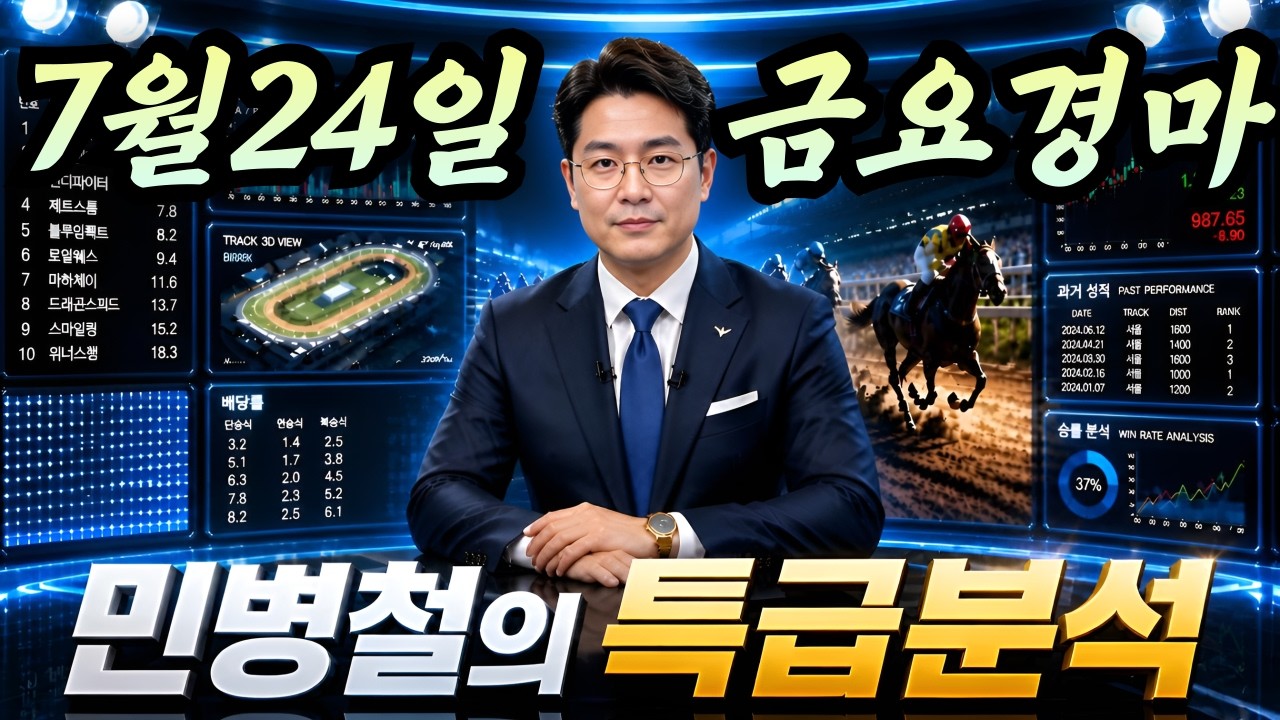 #7월24일 월말 금요경마! 고배당 특급 분석!