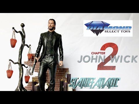 john wick pvc statue