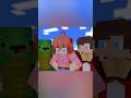 JJ becomes a Sayori.. #minecraft #animation #gaming #shorts