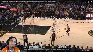 FlightReacts To BUCKS at WARRIORS | FULL GAME HIGHLIGHTS | March 6, 2024!