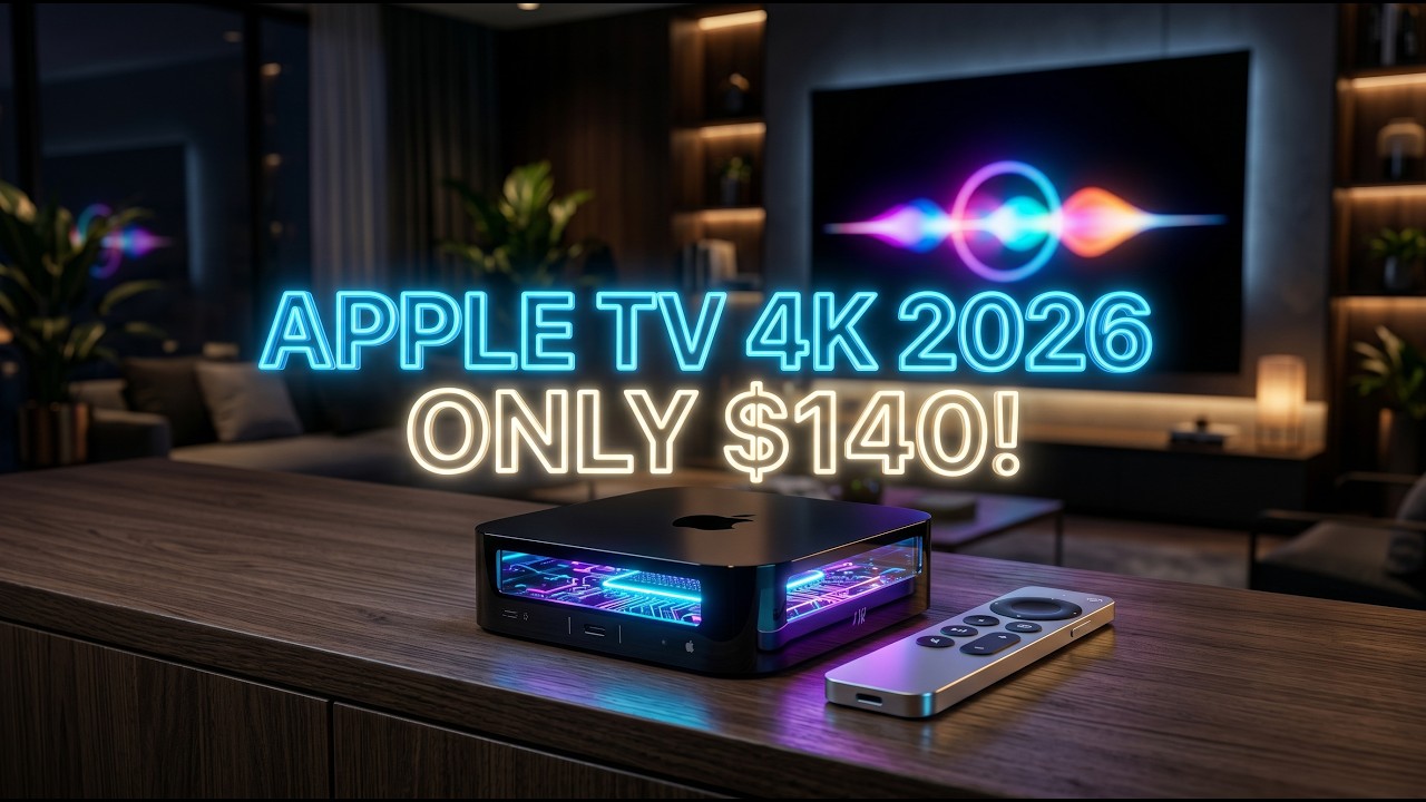 NEW Apple TV 4K (2026) LEAKS: Massive AI Upgrade & $140 Price Tag ...