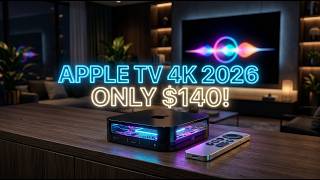 NEW Apple TV 4K (2026) LEAKS: Massive AI Upgrade &amp; $140 Price Tag!