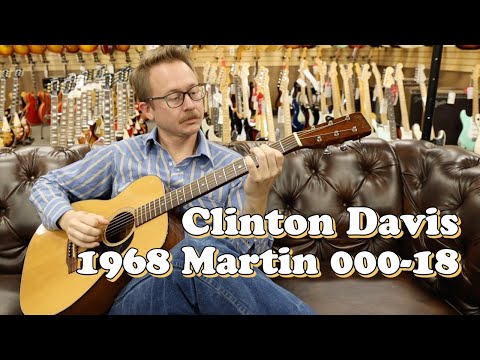 Clinton Davis playing a 1968 Martin 000-18