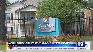 Man shot, killed at Jackson apartment complex; vehicle found burned