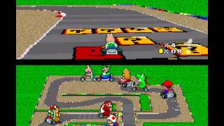 Super Mario Kart - Super Mario Kart (SNES / Super Nintendo) Mushroom Cup Final 100cc - Vizzed.com GamePlay - User video