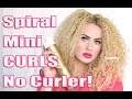 How To Get Spiral Curls Without A Curling Iron!