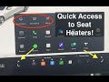 Tesla Model 3 - More Favorite App Options and Quick Access to Seat Heaters