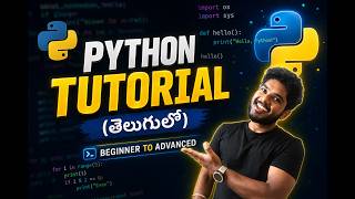 Python Installation Guide in Telugu | Install Python, Anaconda &amp; VS Code for Beginners