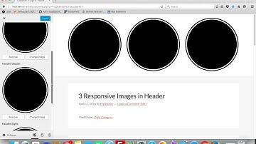 3 Header Images Added Via The Customizer in Genesis