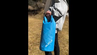Video to ATCLIP Dry Bag with waterfalls Test