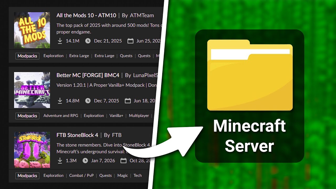 Easiest Way to Install a Modpack on Your Server - YouTube